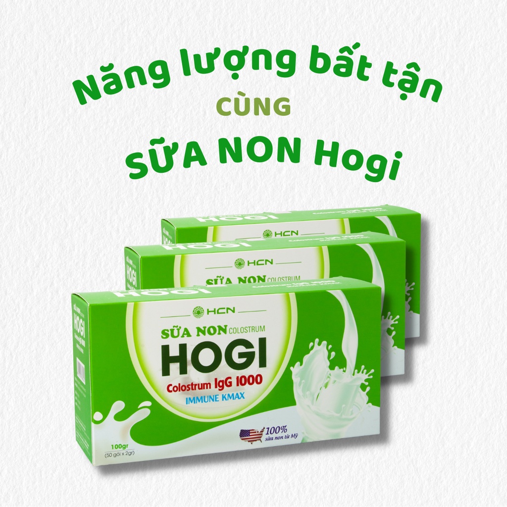 Sữa Non Colostrum Hogi Hộp 50 Gói Bổ Sung Dinh Dưỡng Cho Trẻ - DT027