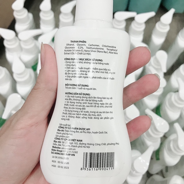 [Cty Dược Sx] Nước Rửa Tay Khô Diệt Khuẩn - Gel Rửa Tay Khô Arios UK 100ml - Dùng Trong Bệnh Viện | BigBuy360 - bigbuy360.vn