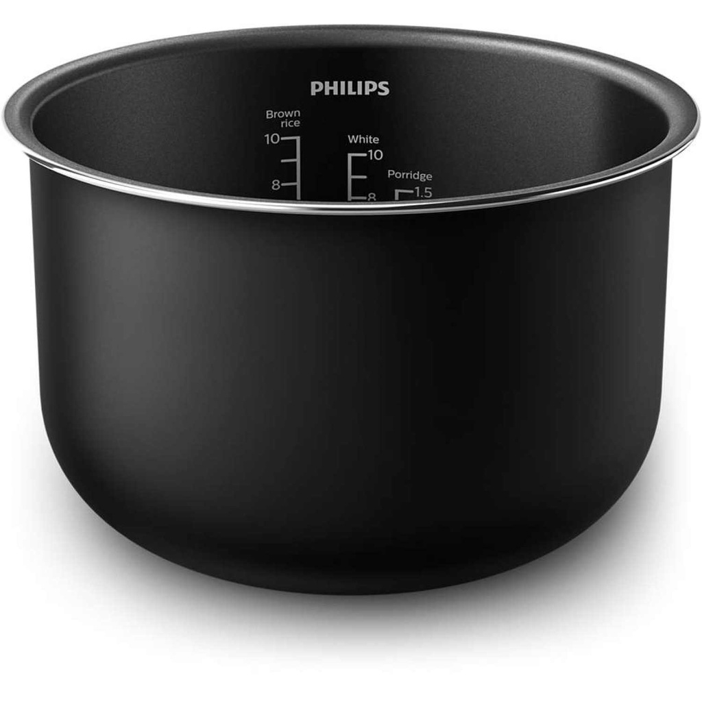 Nồi cơm điện tử Philips 1.8 lít HD4515/68 (Trắng) - 10 chức năng nấu nướng cài đặt sẵn , Hàng Chính Hãng - Bh 2 năm