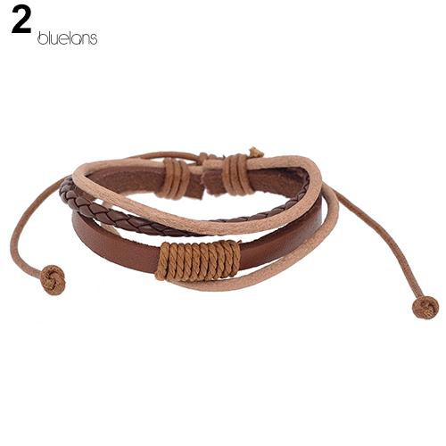 Vòng Tay Giả Da NhiềU SợI ĐíNh Trang Trí Xinh XắN