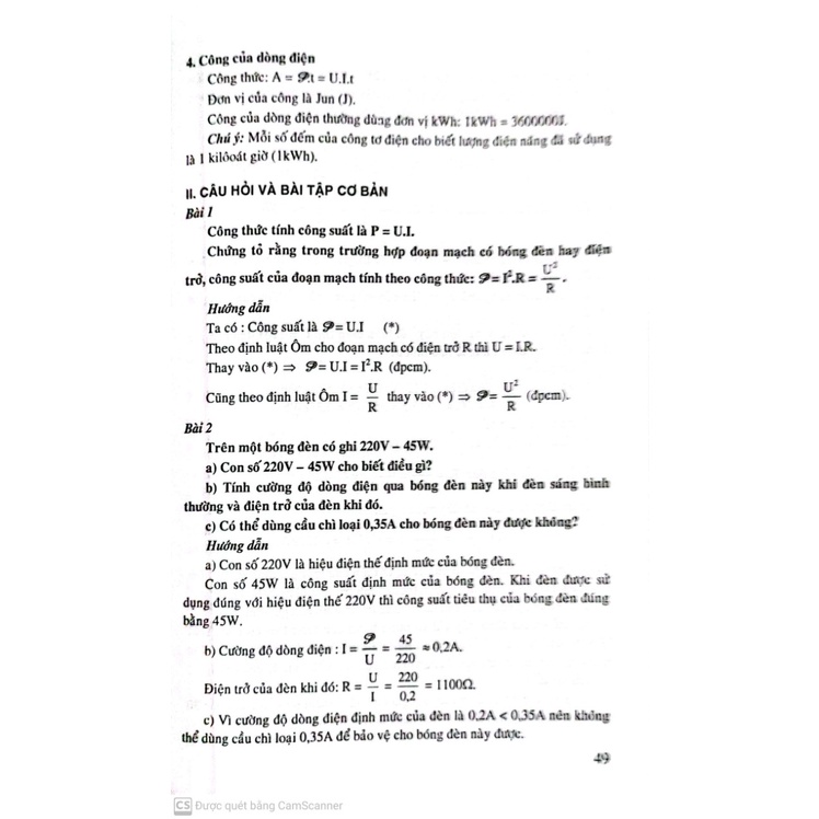 Sách- Bài Tập Nâng Cao Vật Lí 9
