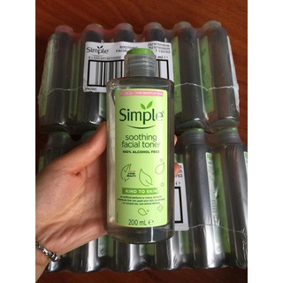 Toner Simple Kind to skin soothing facial 200ml