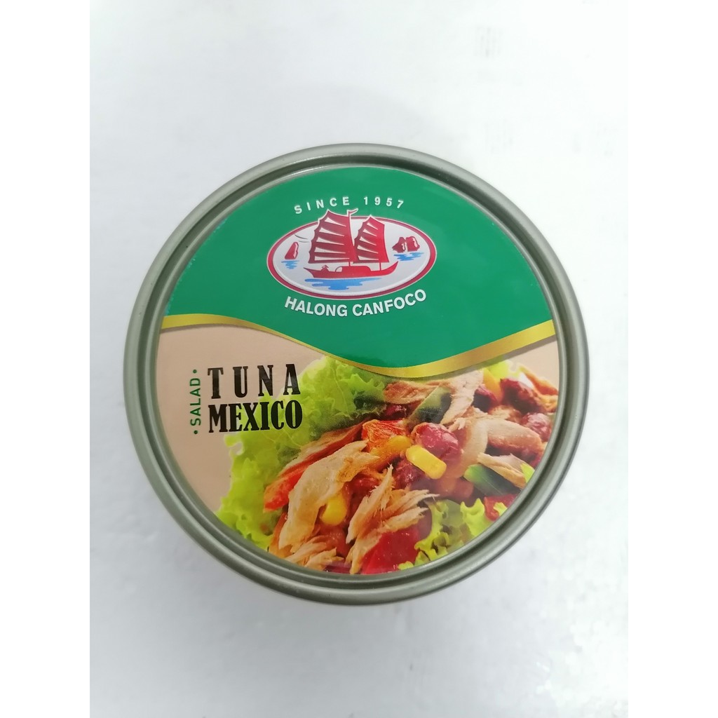 [175g] CÁ NGỪ XÀ LÁCH KIỂU MEXICO [VN] HALONG CANFOCO Salad Mexico Tuna (halal)