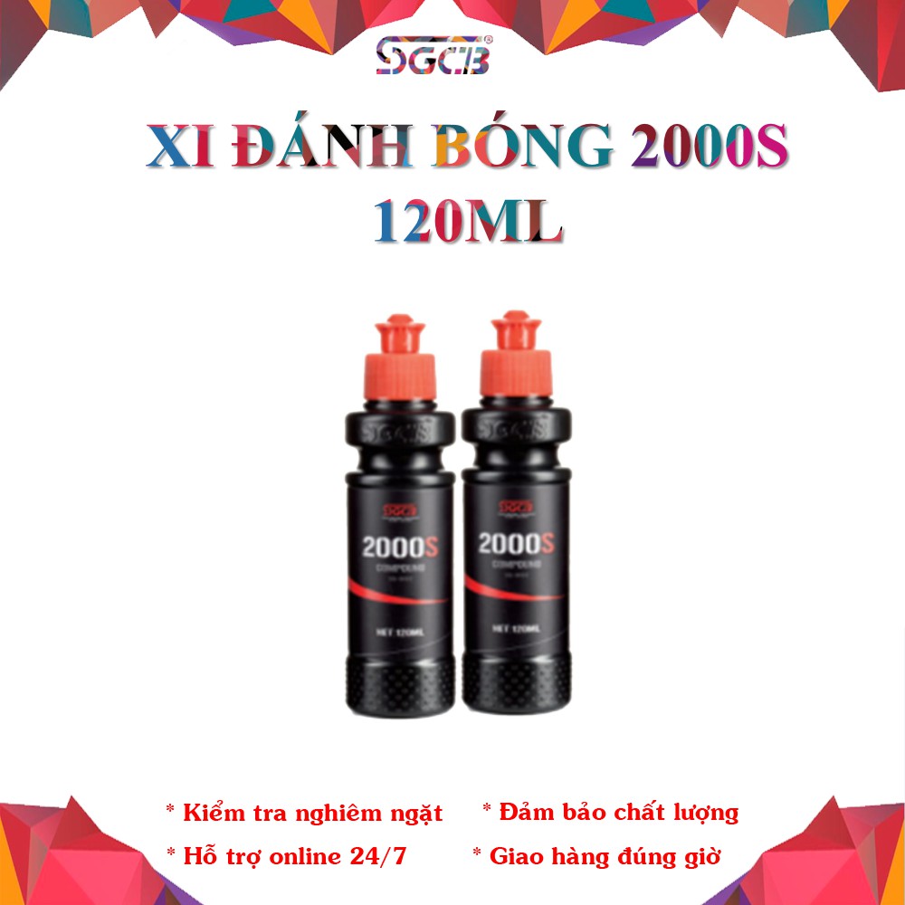 [Mã LIFEAUMAY giảm 10% tối đa 30k đơn 150k] SGCB 120ml Xi Đánh Bóng 2000S SG-E022