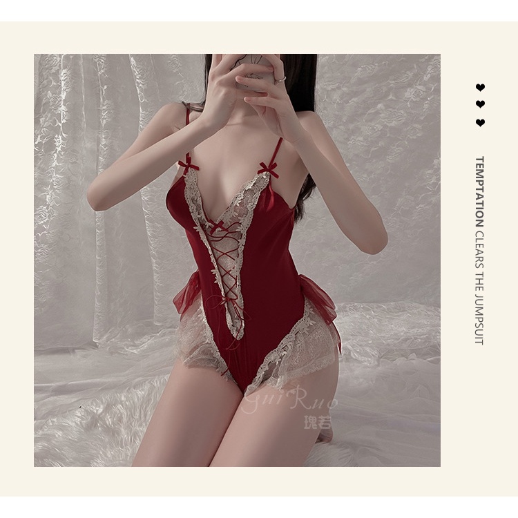 Đồ liền thân nữ gợi cảm/ Bodysuit phối ren xòe siêu hot, cực sexy CB37 CICI BONITA HCM