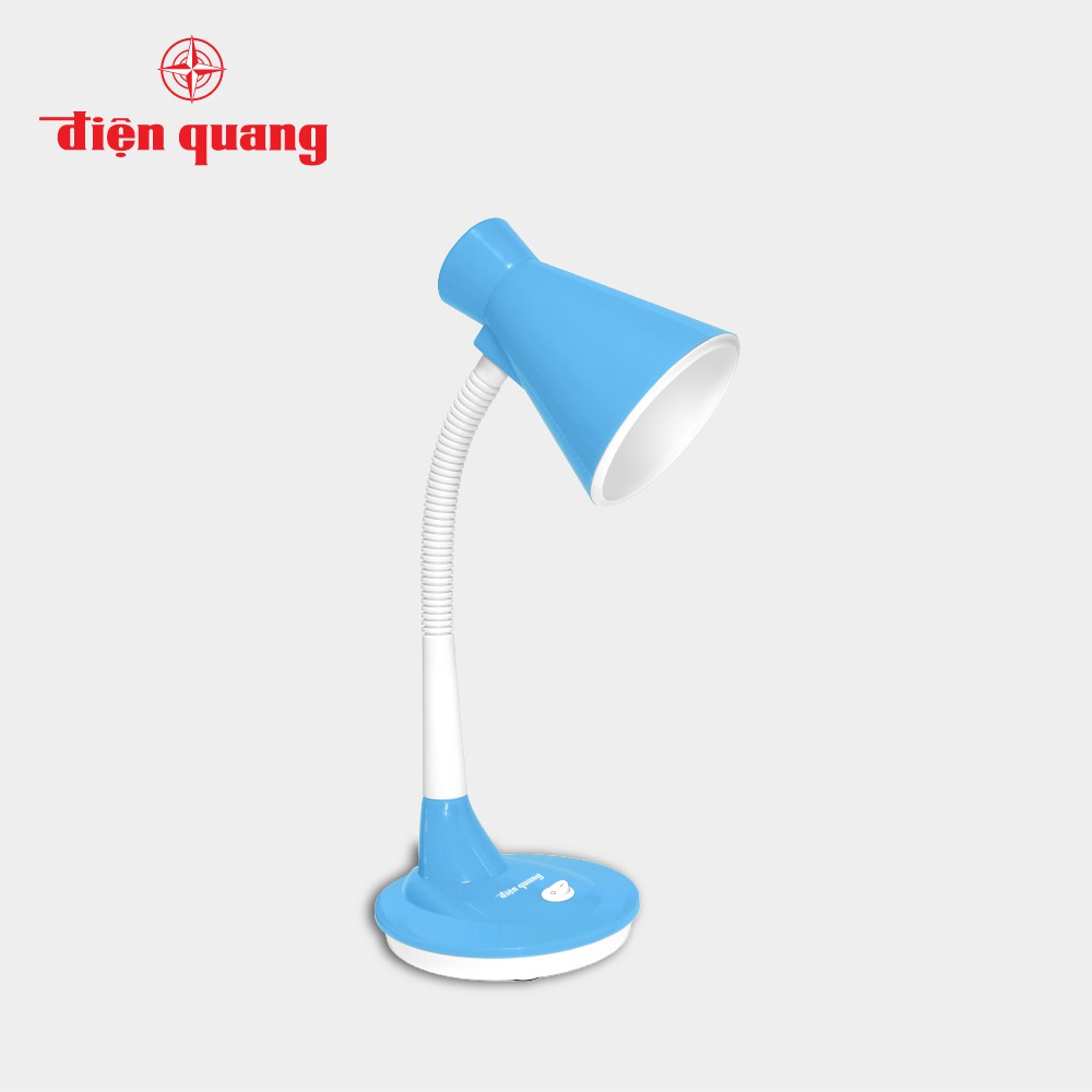 Đèn bàn Điện Quang ĐQ DKL08 BW (kiểu chóa nhựa, bóng warmwhite)