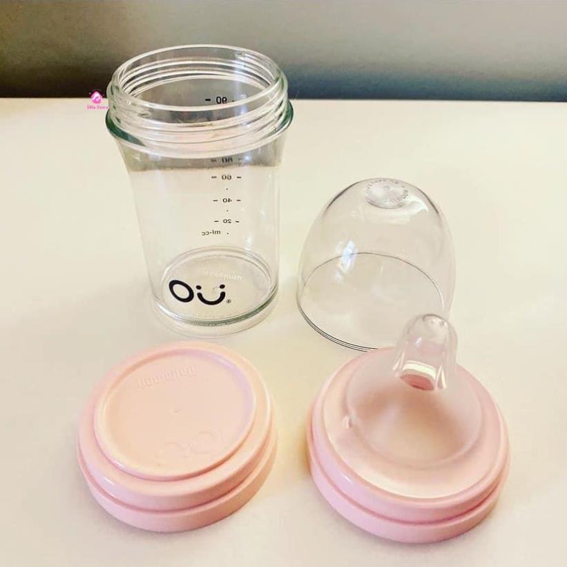 Bình sữa Ou Wish Chính hãng Hàn Quốc thiết kế mới 140ml/260ml ( Tặng nắp trữ sữa)