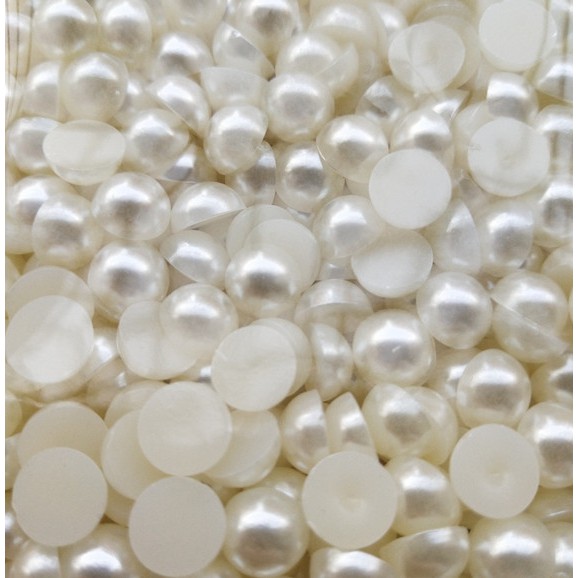 Hạt Ngọc Trai Giả Nửa Tròn 3-20mm Bằng Acrylic Dùng Làm Đồ Trang Sức