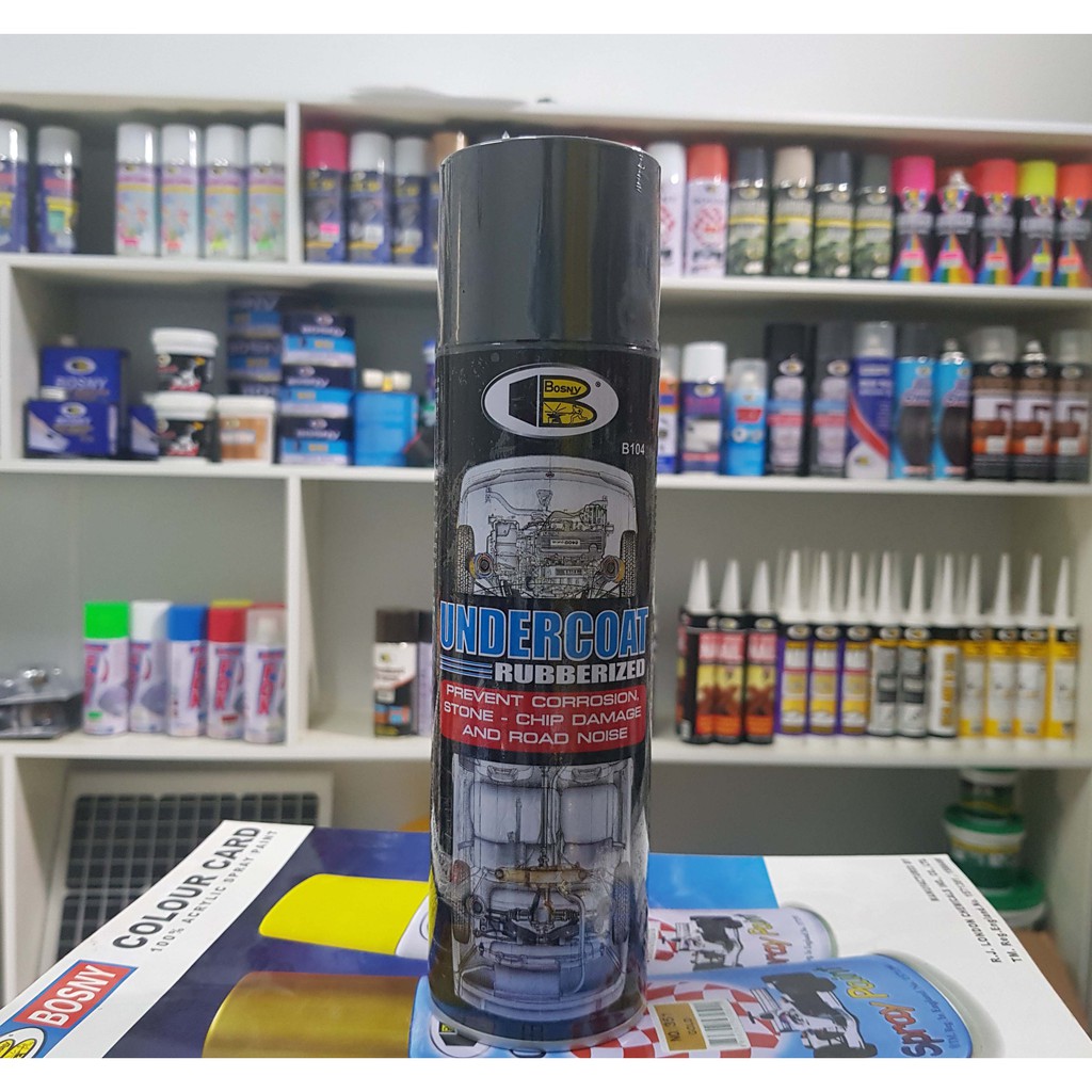 < Giá tốt>Sơn xịt gầm xe ô tô UnderCoat Bosny- nhập khẩu Thái Lan