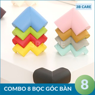 Combo 8 bọc góc bàn cao su non Miếng Mút Xốp Bọc Cạnh Bàn