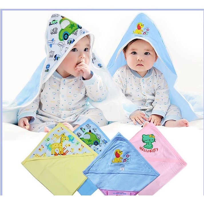 Chăn ủ cotton có mũ hàng Fusi Việt Nam