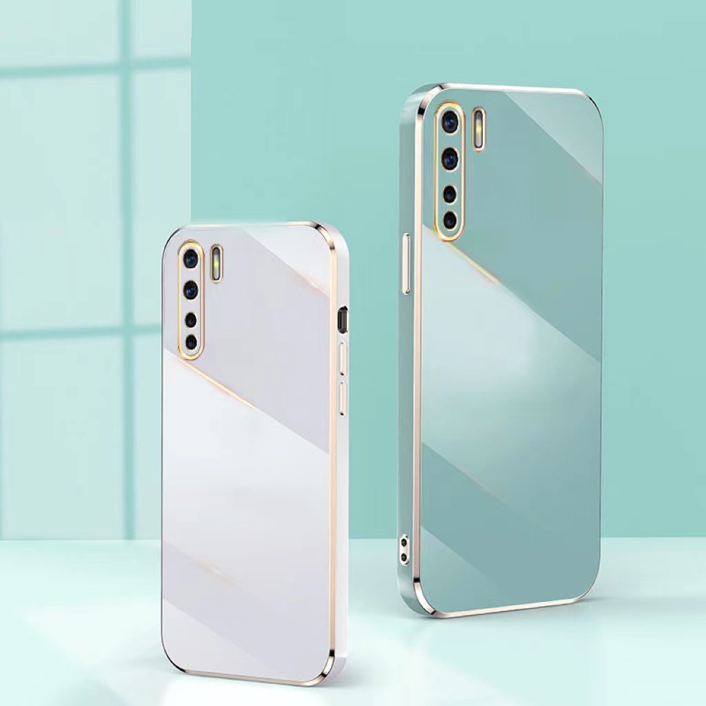 Ốp điện thoại dẻo mạ viền 6d sang trọng cho OPPO A91 A54 A53 A33 A32 A16 A15 A15s A31 A9 A5 2020 4G 5G 2022