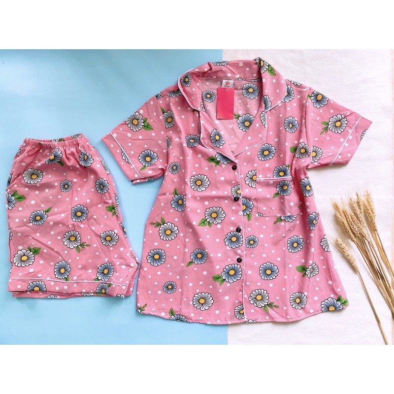 BỘ LỤA PIJAMA ĐÙI 45-60kg