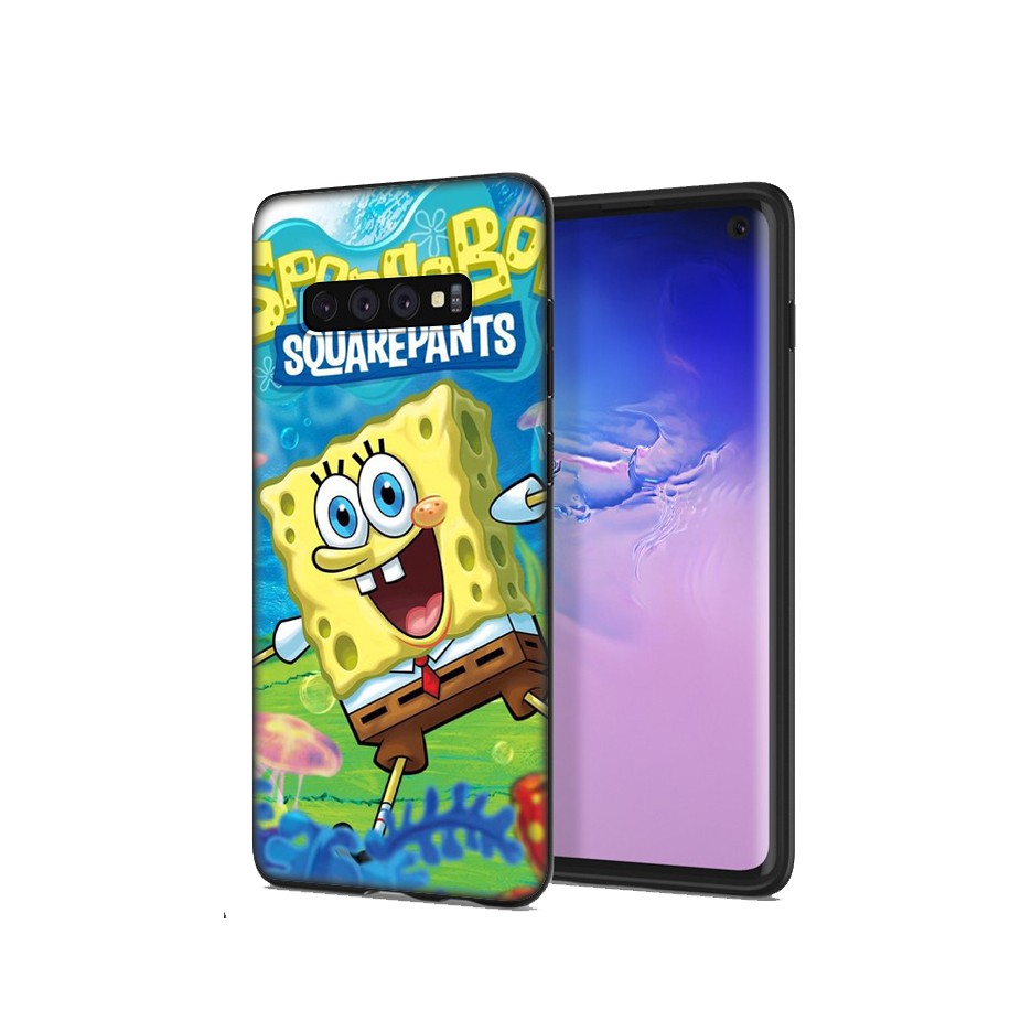 Samsung Galaxy S10 S9 S8 Plus S6 S7 Edge S10+ S9+ S8+ Casing Soft Case 115LU SpongeBob SquarePants mobile phone case