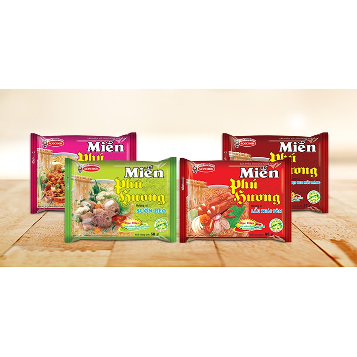 Miến Phú Hương thịt bằm / lẩu thái tôm / sườn heo / heo nấu măng