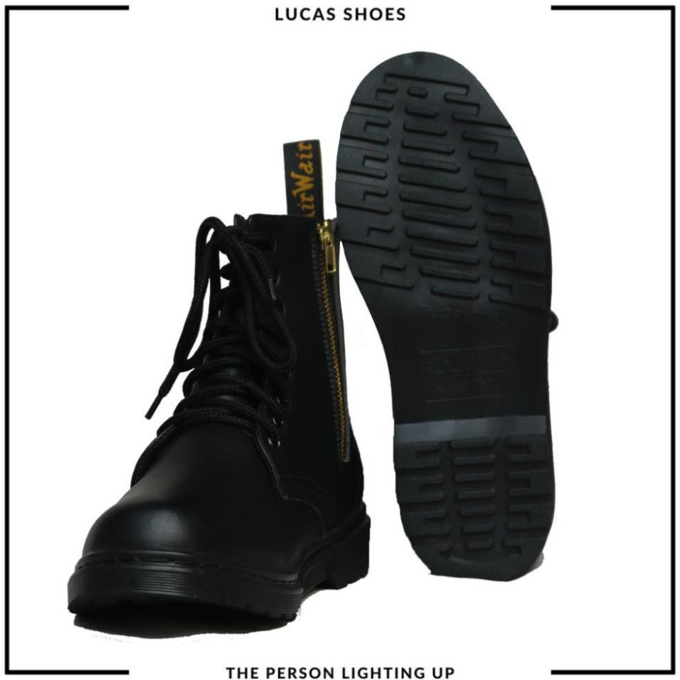 Giày Dr.1460 Zip All Black cổ cao đen - Sale 1