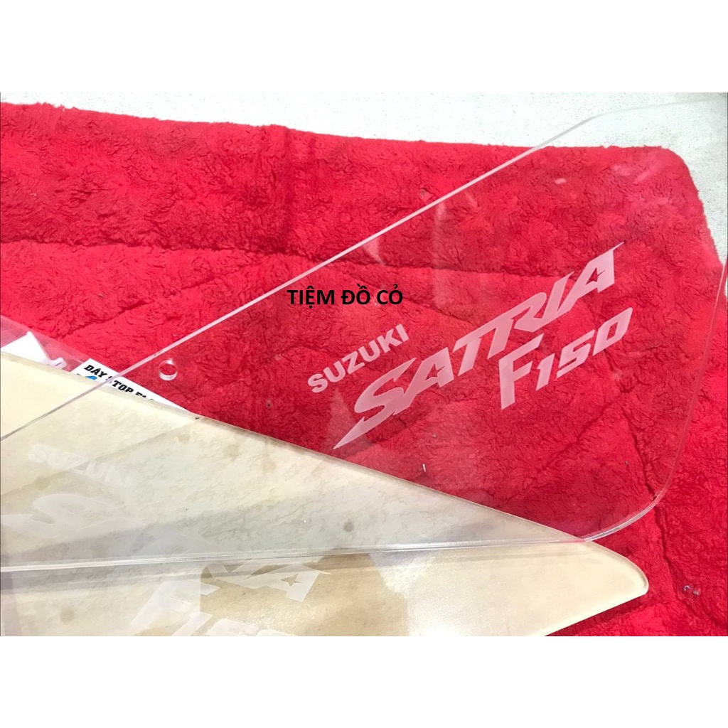 MICA ỐP HÔNG SƯỜN/ ỐP SƯỜN SATRIA/RAIDER LOẠI DẦY TRONG SUỐT ( 1 CẶP 2 MIẾNG )