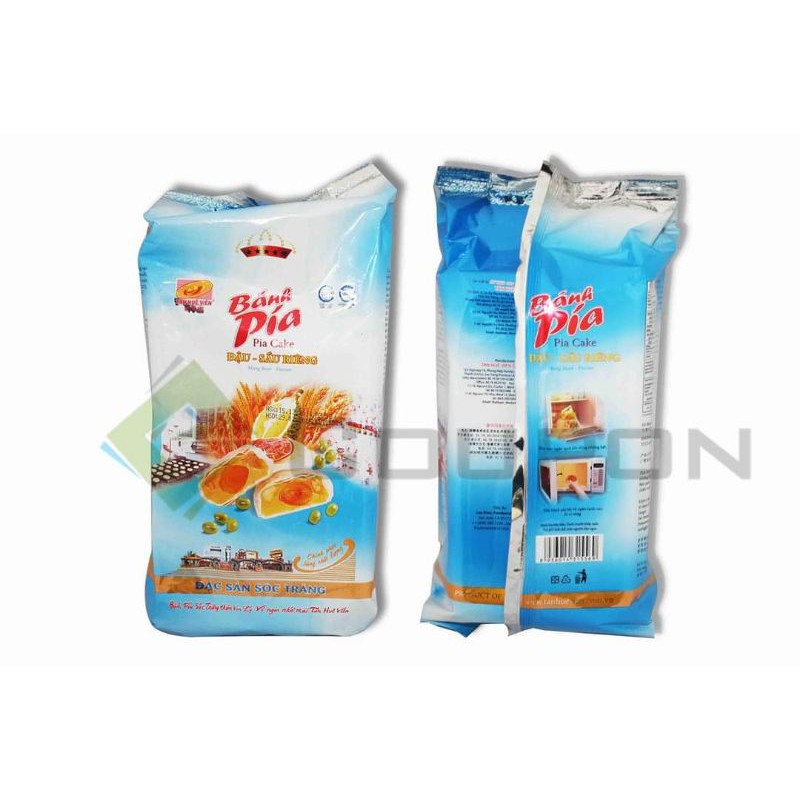 Bánh pía Tân Huê viên 5 sao đậu xanh sầu riêng trứng muối 600g