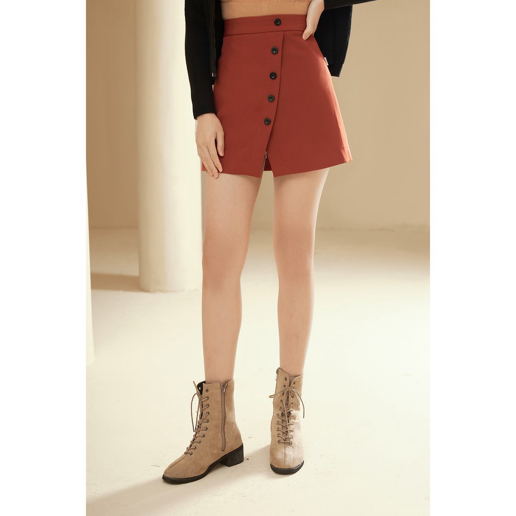 Chân váy chữ A ngắn 92WEAR hai tà JAA0816 | BigBuy360 - bigbuy360.vn