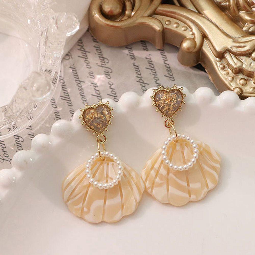 Bông Tai Dáng Dài Thiết Kế Tinh Tế Thời Trang Mùa Hè Cho Nữ