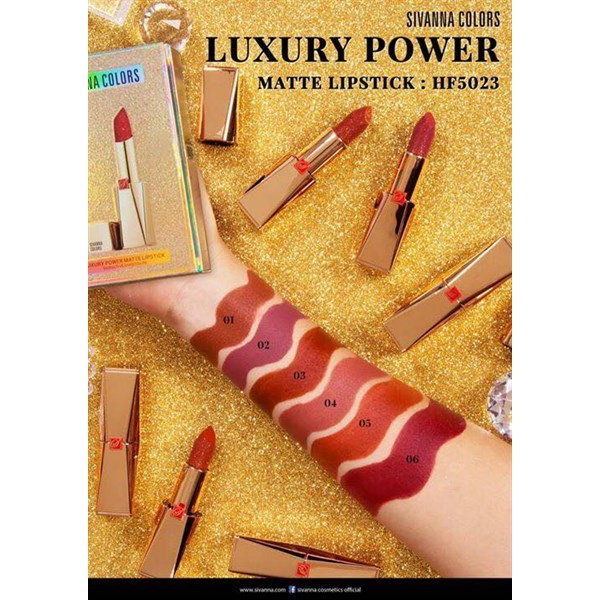 Son Sivanna LUXURY POWER MATTE LIPSTICK HF5023 | BigBuy360 - bigbuy360.vn