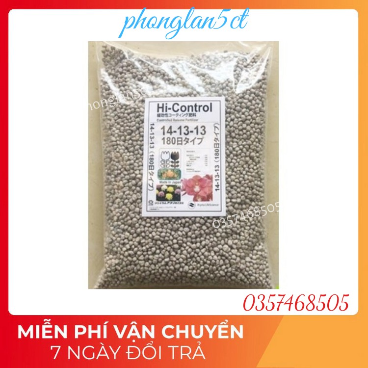 Phân Chì Tan Chậm Nhật Bản Hi-Control, Npk 14-13-13, Túi 500(G)