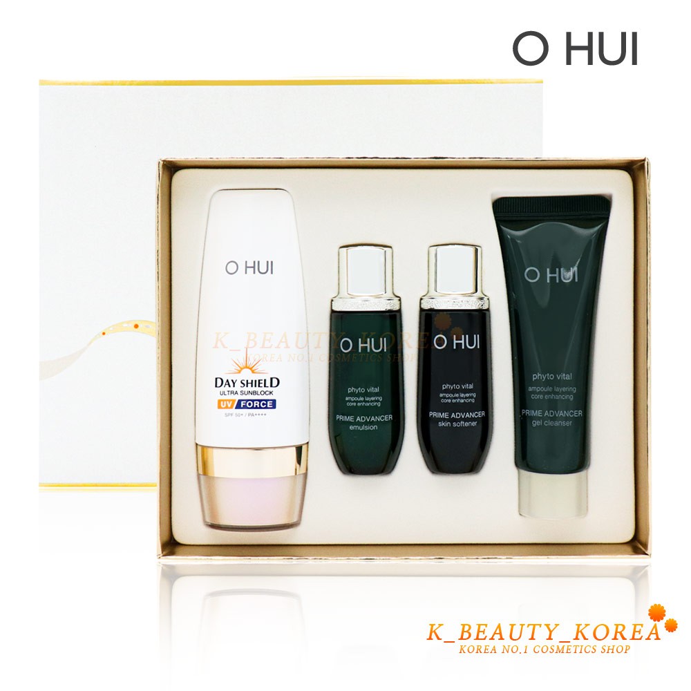 [OHUI] Day Shield Ultra Sunblock UV Force Special Set/ kem chống nắng