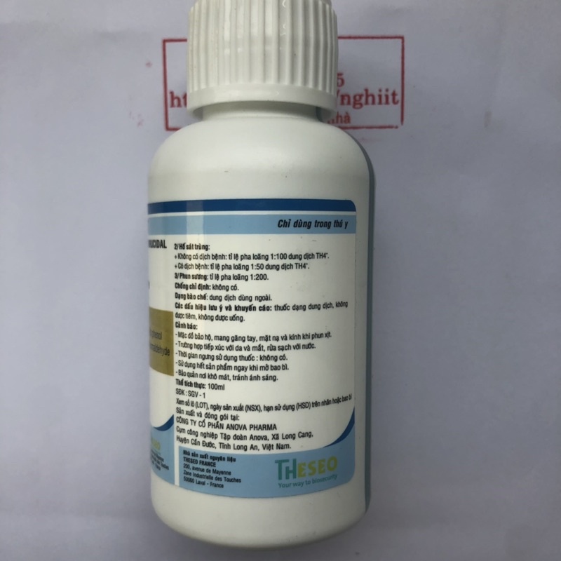 TH4+ Thuốc phun môi trường vệ sinh chuồng trại tránh lây nhiễm bệnh