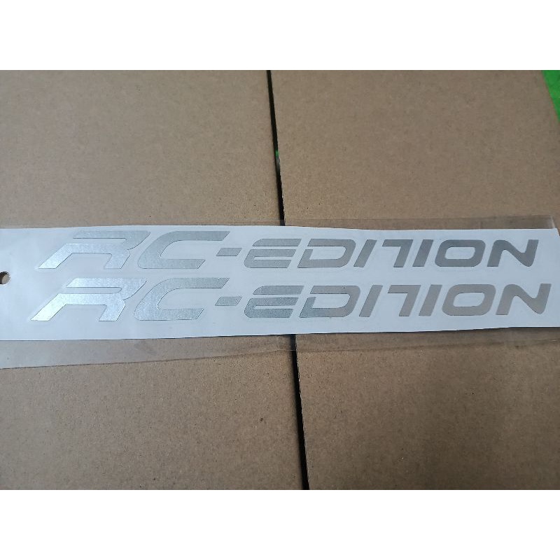 Bộ tem dán phuộc RC màu bạc new