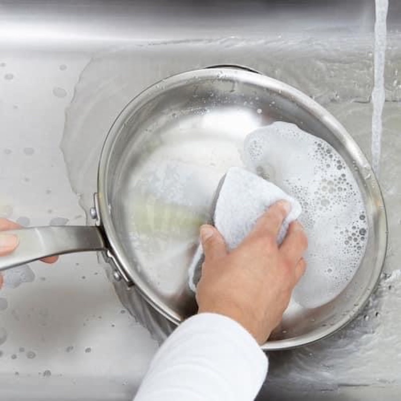 miếng rửa bát IKEA siêu sạch, không làm xước nồi niêu xoong chảo mà vẫn sạch bong vết bẩn