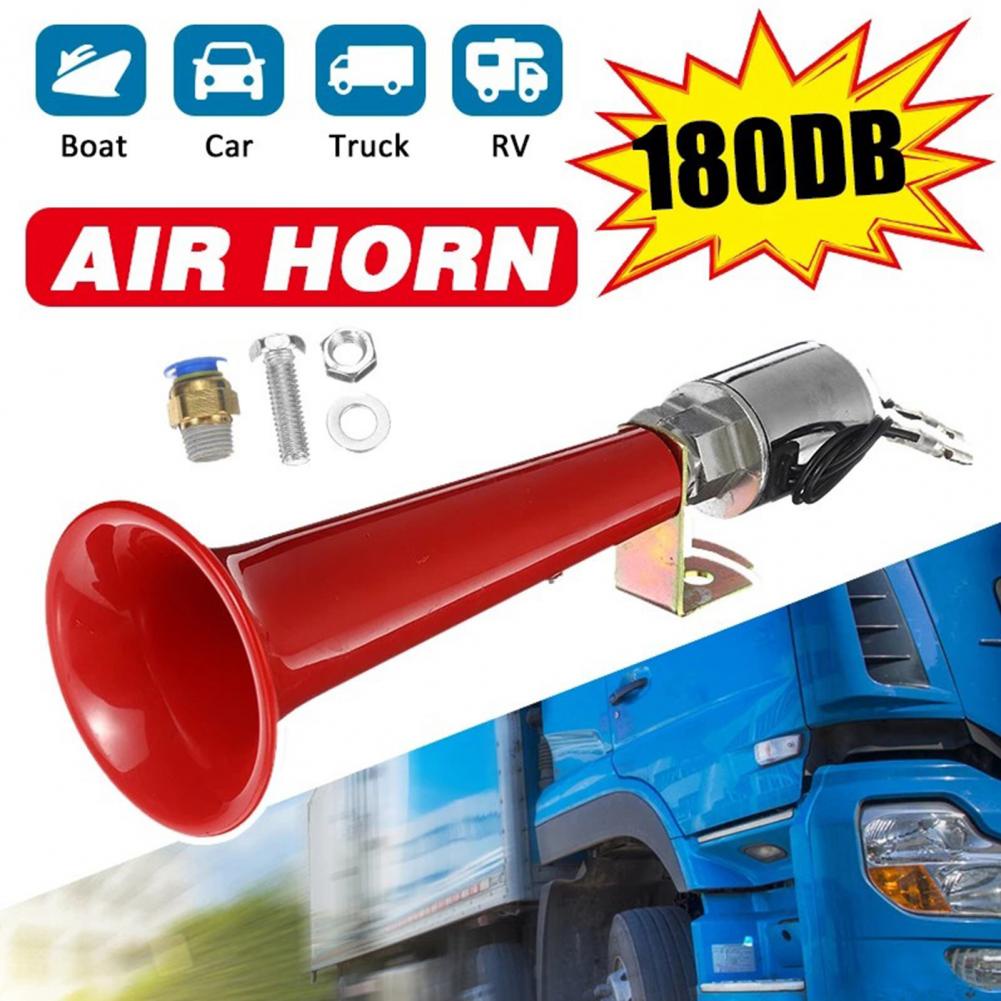 Còi hơi đơn âm thanh siêu to 180DB DÀNH CHO 12-24V thông dụng cho xe hơi/ tàu thuyền/ xe tải/ tàu lửa/ tàu thủy