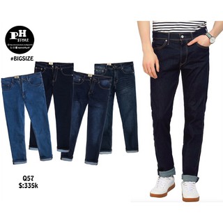 [Quần Bigsize Nam 80Kg - 125Kg]-Quần Jean Xanh Thun Dài Nam Big size