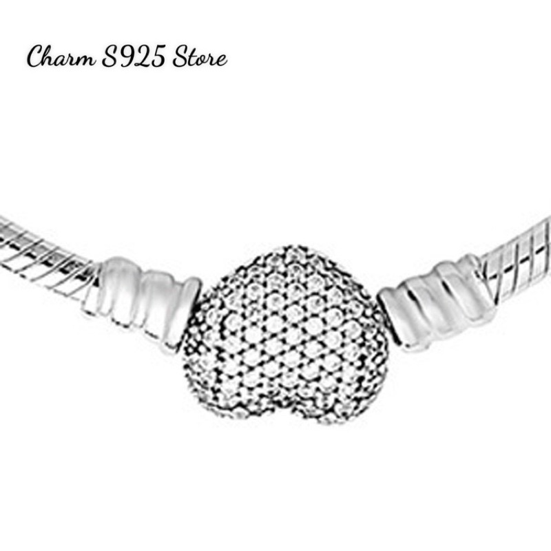 KHOÁ THAY THẾ VÒNG PAN DÙNG THAY THẾ CÁC LOẠI VÒNG PAN TIM ĐÍNH ĐÁ BẠC S925 HÀNG CAO CẤP