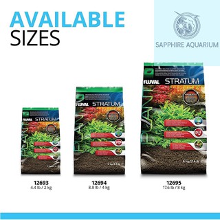 Phân nền thủy sinh fluval plant and shrimp stratum túi
