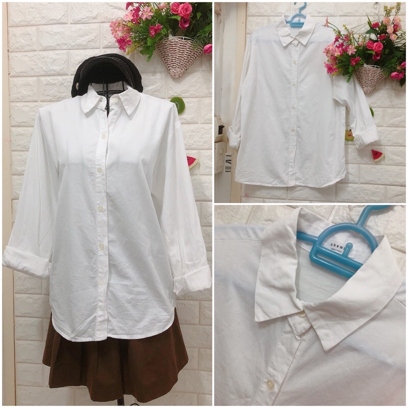 Áo xô trắng vin trắng xinh dưới 60 kg