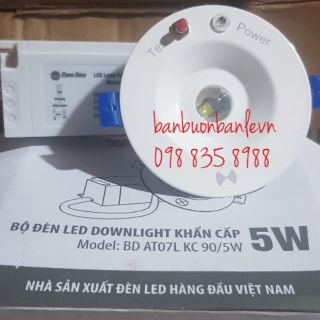 Đèn LED Âm trần Downlight Khẩn cấp  90/ 5W Rạng Đông