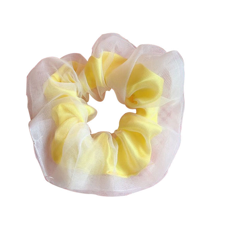 Dây cột tóc satin màu trơn xinh xắn dành cho nữ d061706