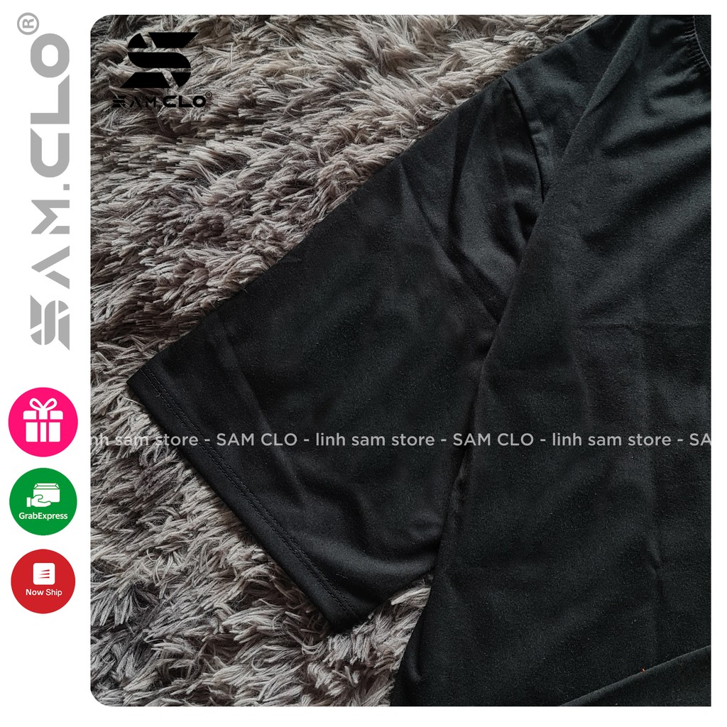 Áo thun tay lỡ nam nữ SAM CLO phông form rộng Unisex, mặc lớp, nhóm, cặp in chữ CREPUSCULAR hình HOÀNG HÔN