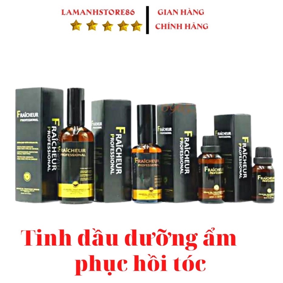 Tinh dầu dưỡng tóc hương nước hoa FRAICHEUR đủ size chai 15 - 30 - 50 - 100ml Hàng hiệu chính hãng