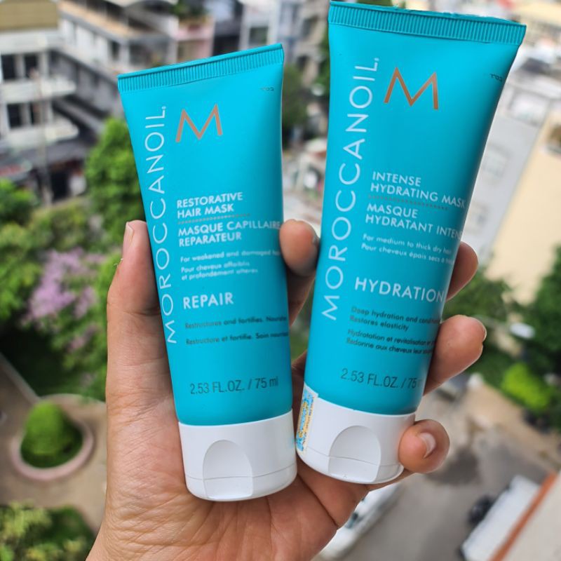 DẦU HẤP DƯỠNG ẨM HOẶC PHỤC HỒI MOROC MASK 75ML