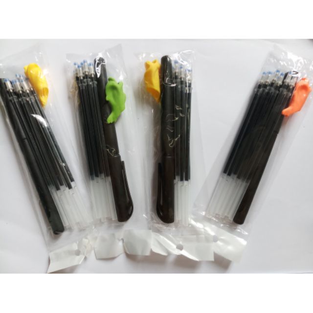 Bút viết tự bay mực sau 10 phút_ Mực màu xanh