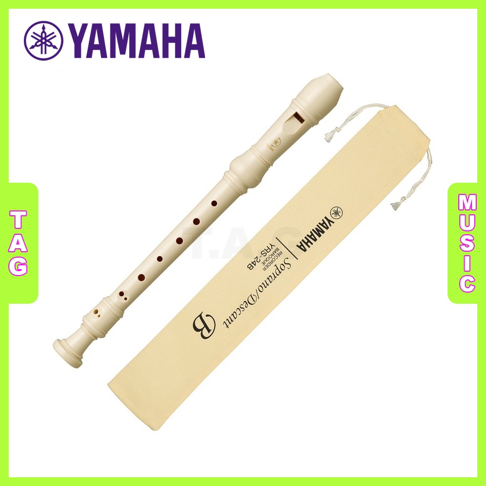 Combo nhạc cụ giáo dục quốc tế Yamaha Sáo Recorder YRS24B, Đàn Pianica P32D chính hãng