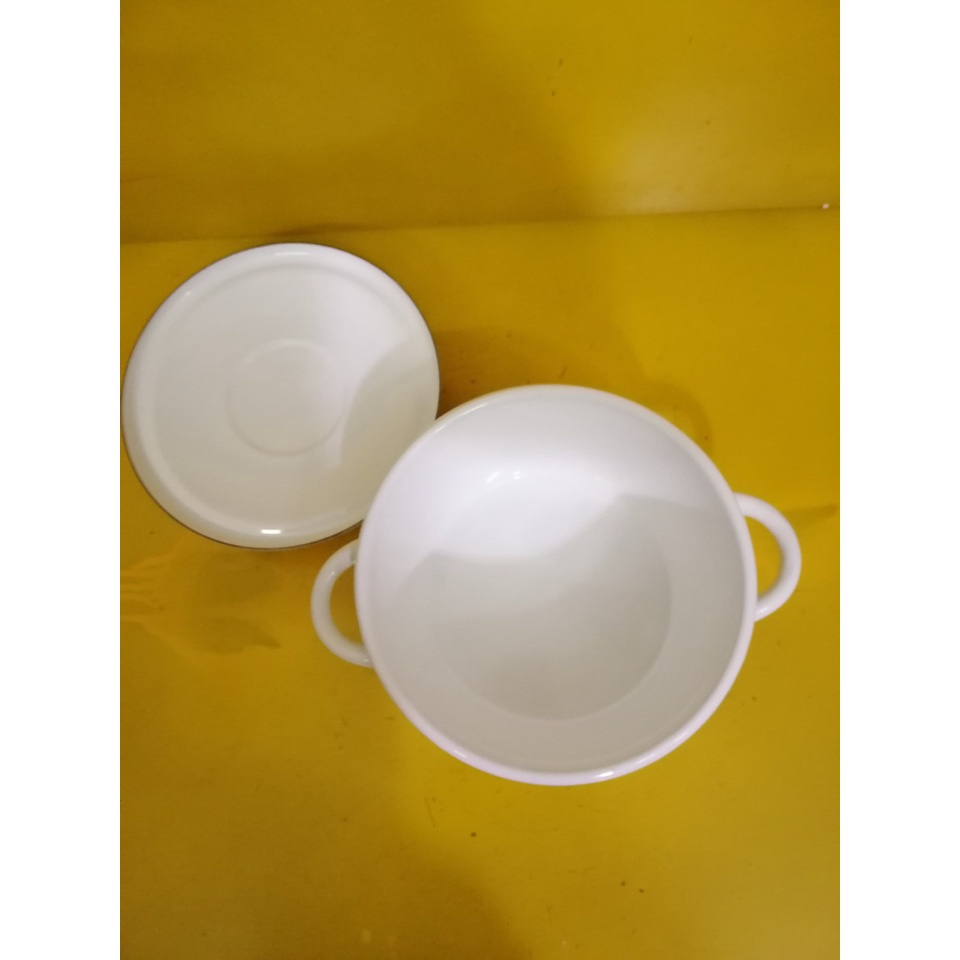 Nồi men nội địa Nhật, size 21cm, cao 10cm (mã 683), Dùng được bếp từ