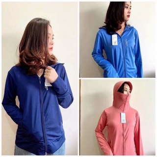 Áo Chống Nắng nữ 1 lớp Cao Cổ Nữ Túi Khóa Siêu Mát Chống Tia Uv size xl cho khách 52-62 kg