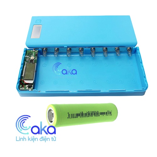 Box sạc pin dự phòng 8 Cell Pin 18650