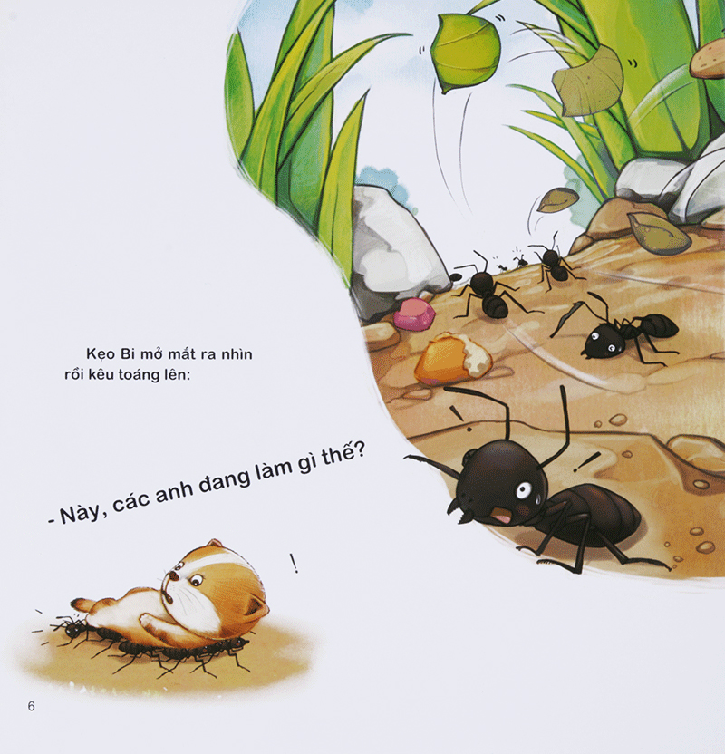 Sách - Chú Mèo Kẹo Bi Phiêu lưu Trong Xứ Sở Côn Trùng (Tập 2): Trong Lòng Đất