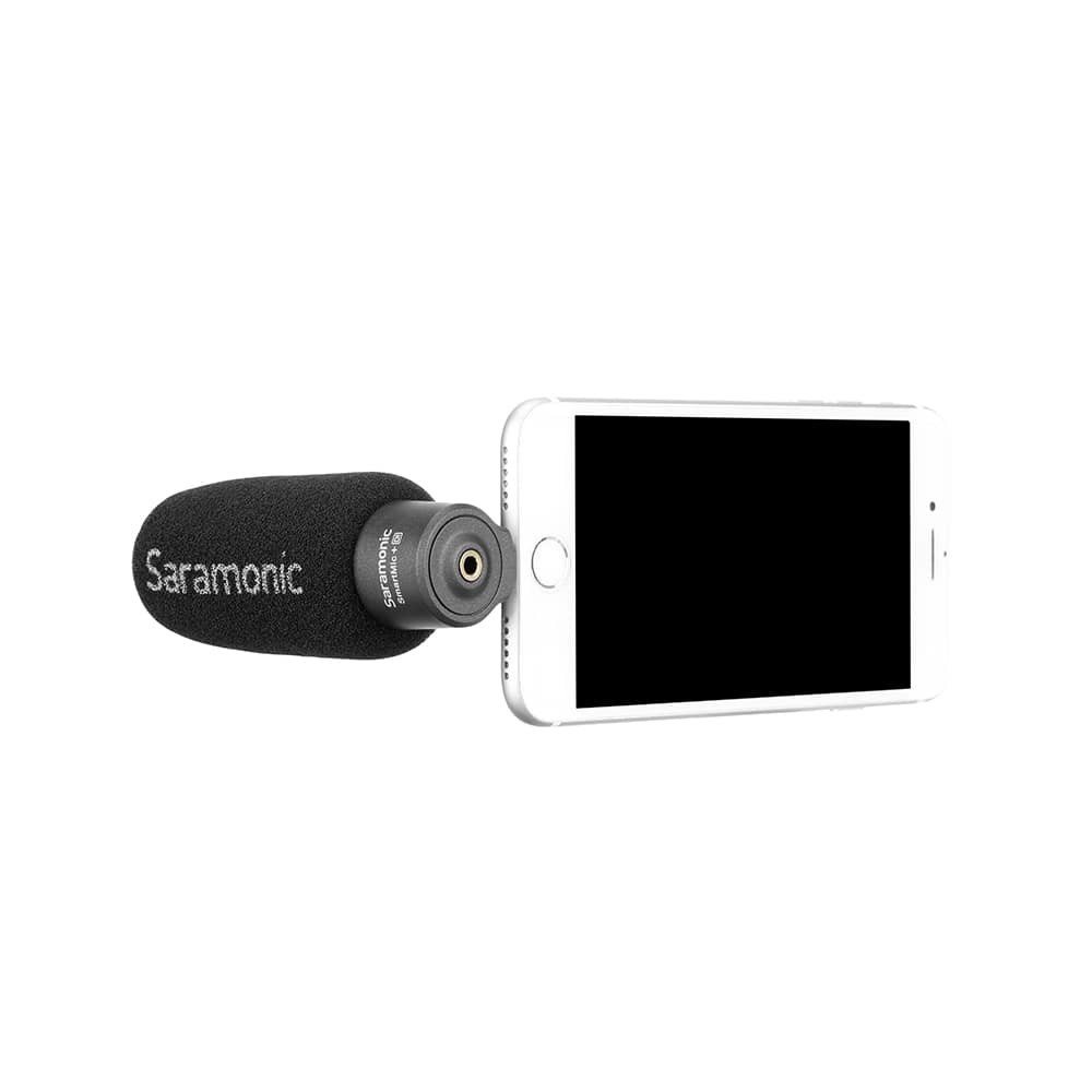 Micro Thu Âm Không Dây Saramonic Smartmic+ Di - Kết Nối Điện Thoại Iphone / Thiết bị IOS - Bảo Hành Chính Hãng 24 Tháng