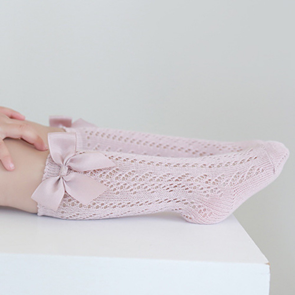 Vớ Công Chúa Đính Nơ Xinh Xắn Cho Bé Gái Từ 3-5 Tuổi