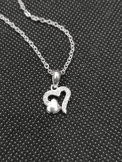 Dây chuyền tim bạc ta_ Van jw