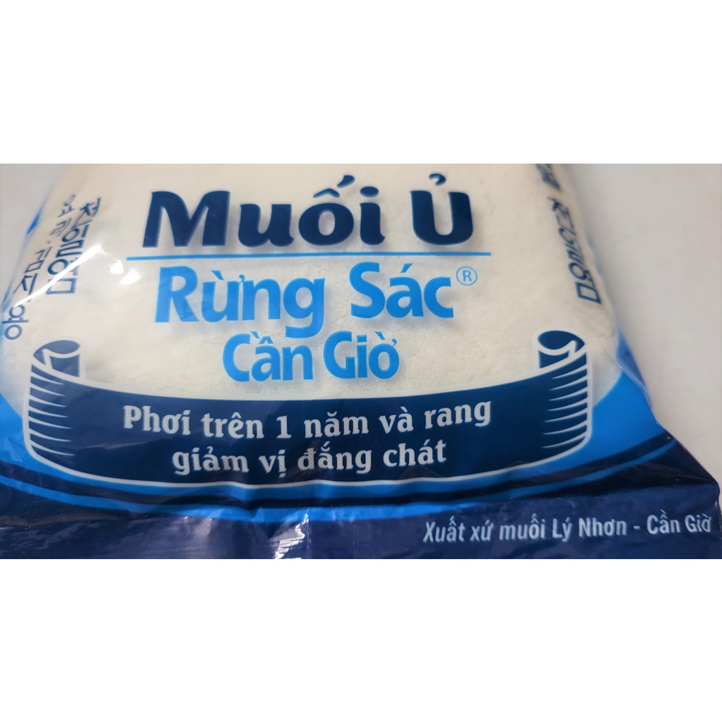 [BỊCH 1Kg] MUỐI Ủ RỪNG SÁC CẦN GIỜ Ông Chà Và [VN] NOSAFOOD Mangrove Sea Salt (nosa)